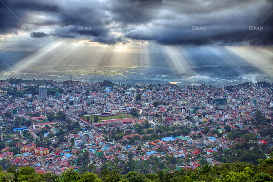 Taunggyi City, Southern Shan State, Myanmar.