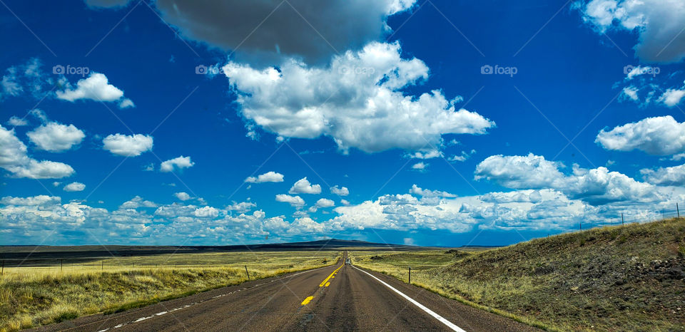 The long straight deserted path to a faraway place is always worth exploring