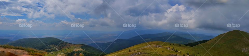 Balkan mountains landscape