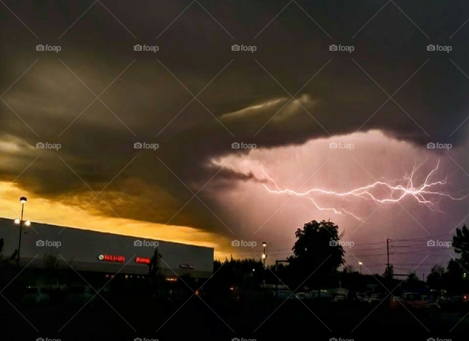 lighting storm