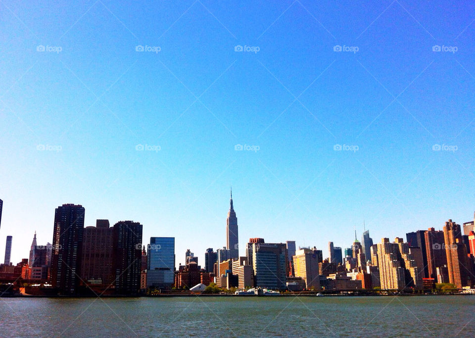 city newyork river skyline by jon.zickfeldt