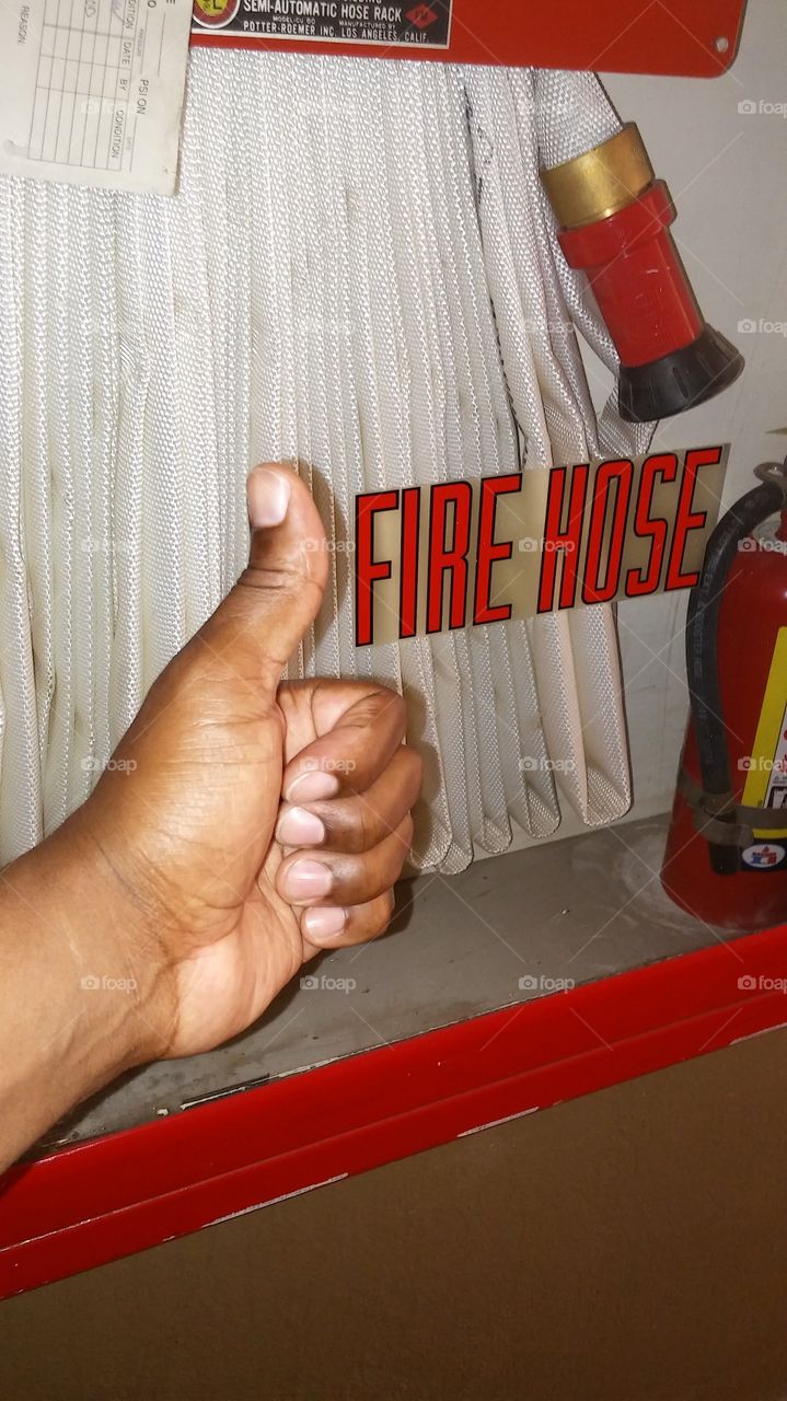 fire hose thumbs up
