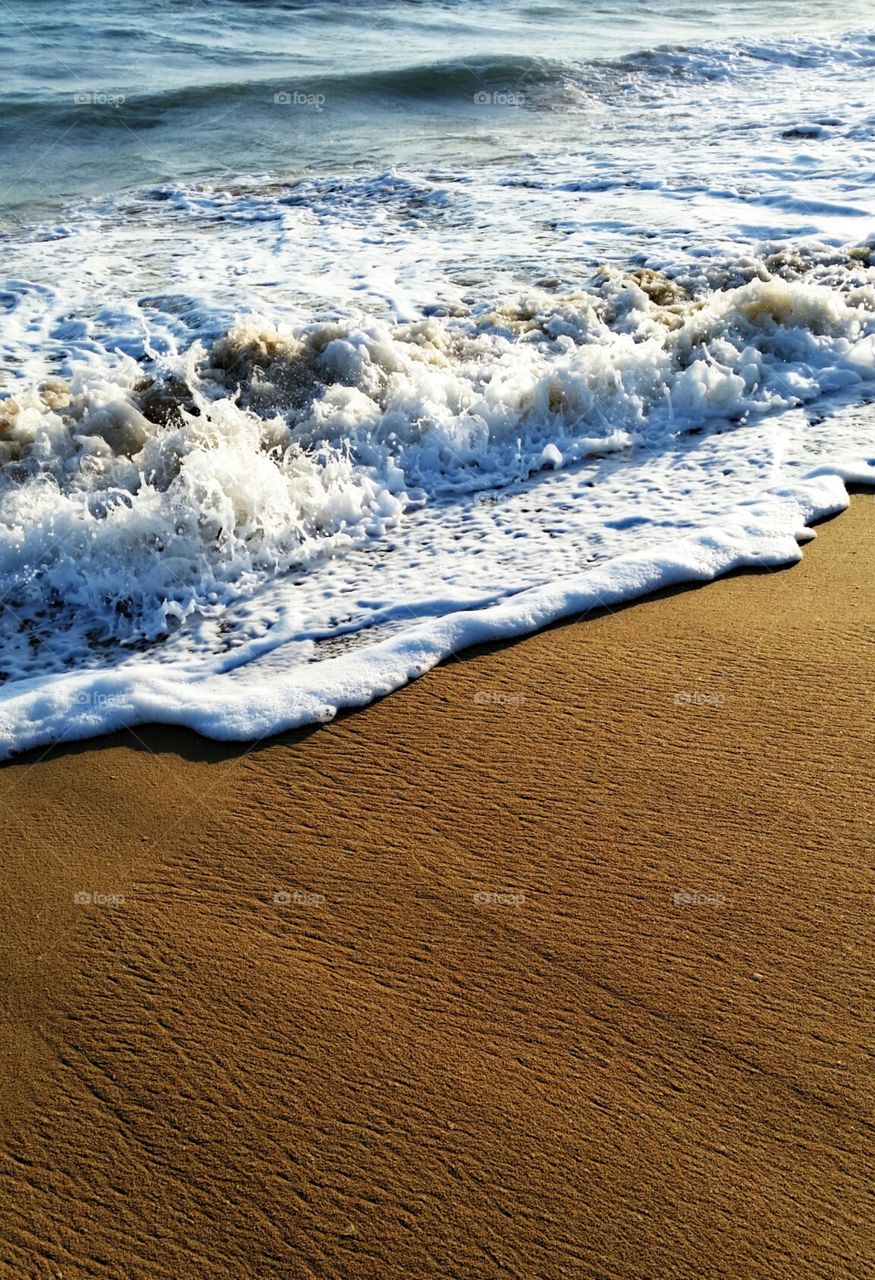 Sandy Beach. While walking and meditating at Huntington Beach CA
