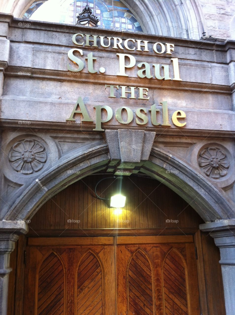 Church of St. Paul the Apostle. I was in New York and went to visit the church of St. Paul the Apostle. Unfortunately, it was closed.