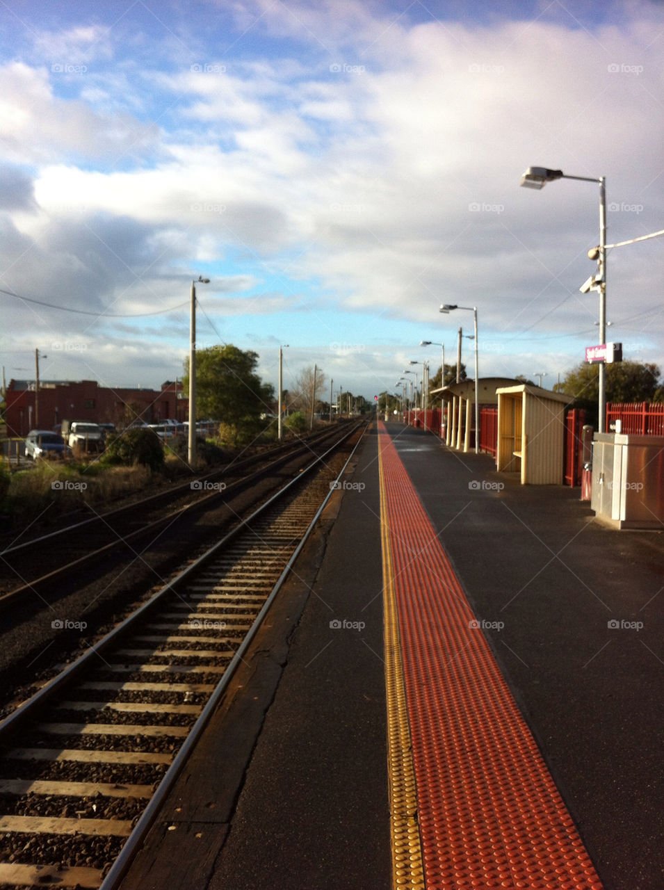 train railway path station by splicanka