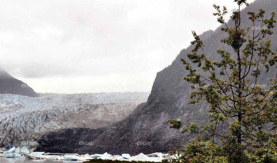 snow mountain ice hill by refocusphoto