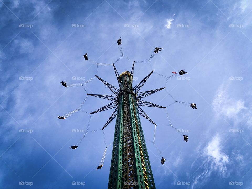 Giant tower in Prater, Vienna