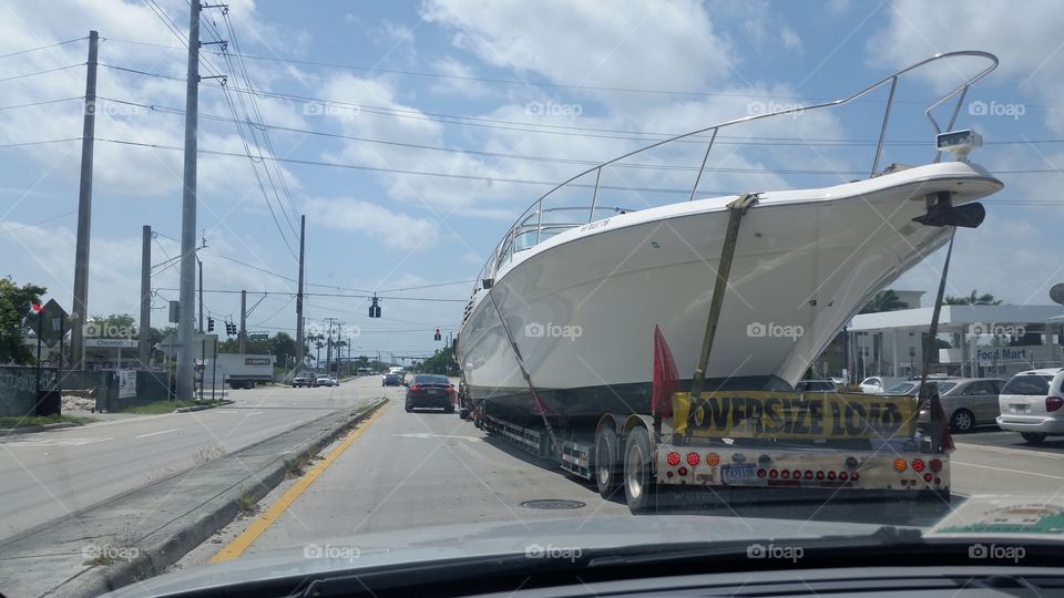 Commuting with an oversize load