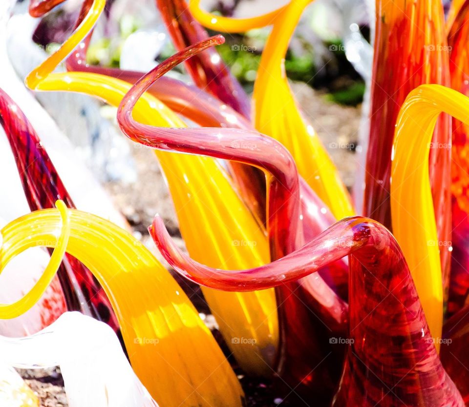 Glass bouquet