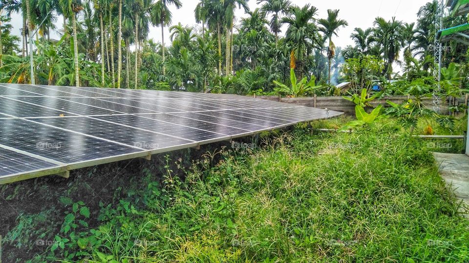 solar panel in kempas jaya integrated  solar power  offgrid system