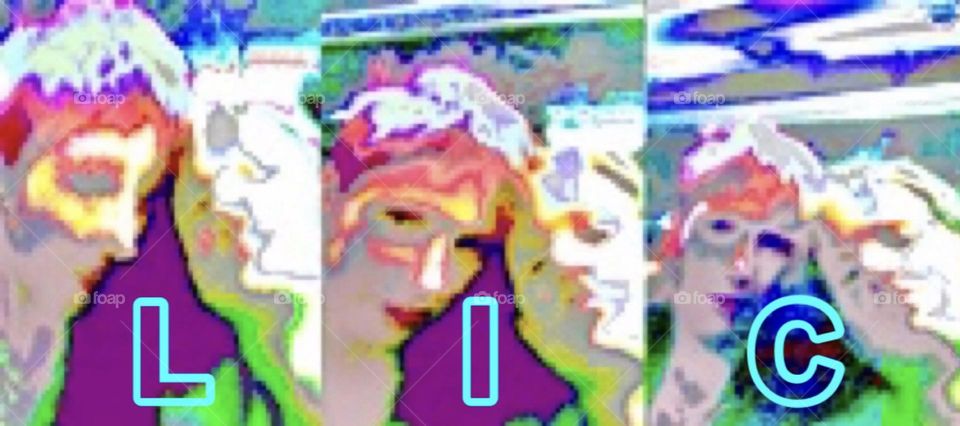 This is an abbreviated version of the portraits of myself and partner „Timothy Trespas“ with only three panels instead of four. It was also submitted for the „Ottomanelli“ mural project. 2024. Hypnotic Productions