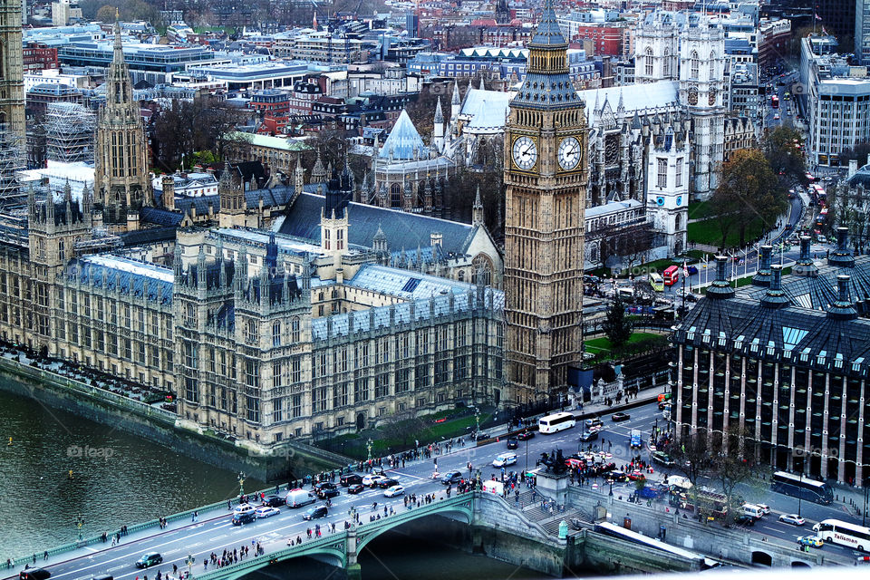 Big Ben,  Parliament,  London U.K.