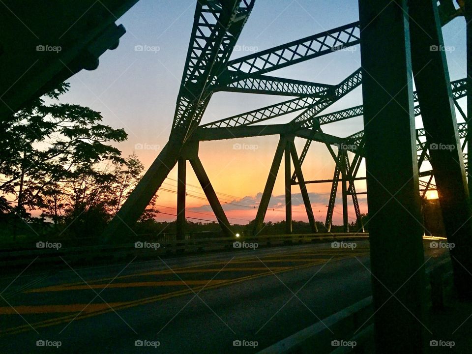Canal bridge at sunset
Pittsford NY