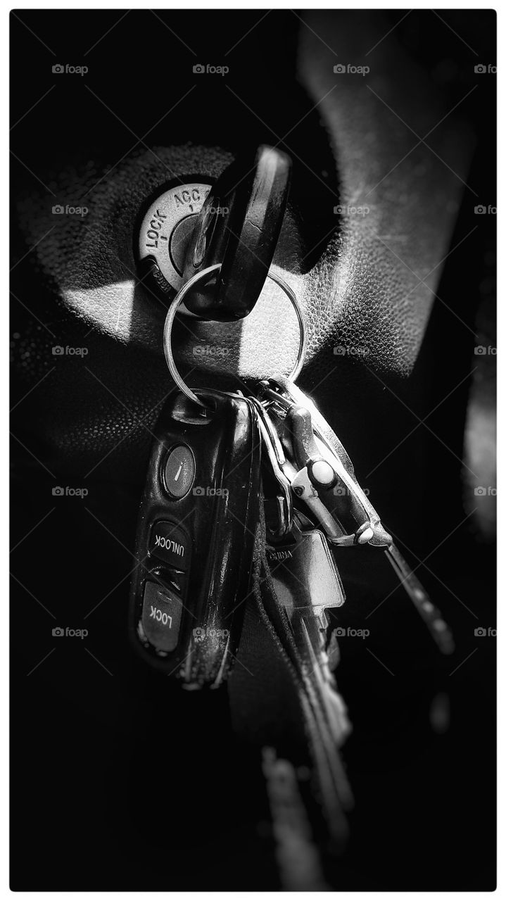 Monochrome, Dark, Man, Leather, Black And White