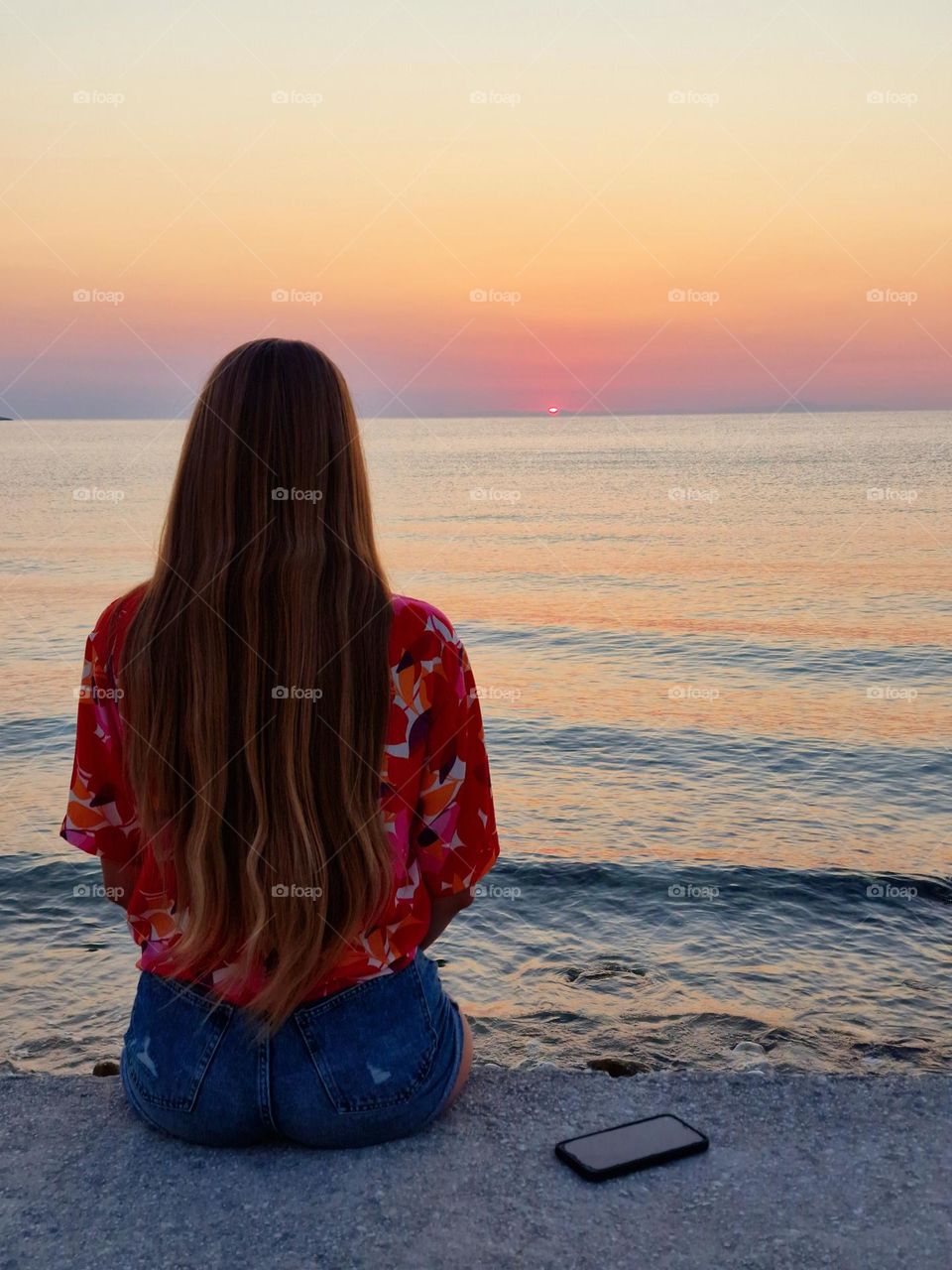 red outfit like a sunrise