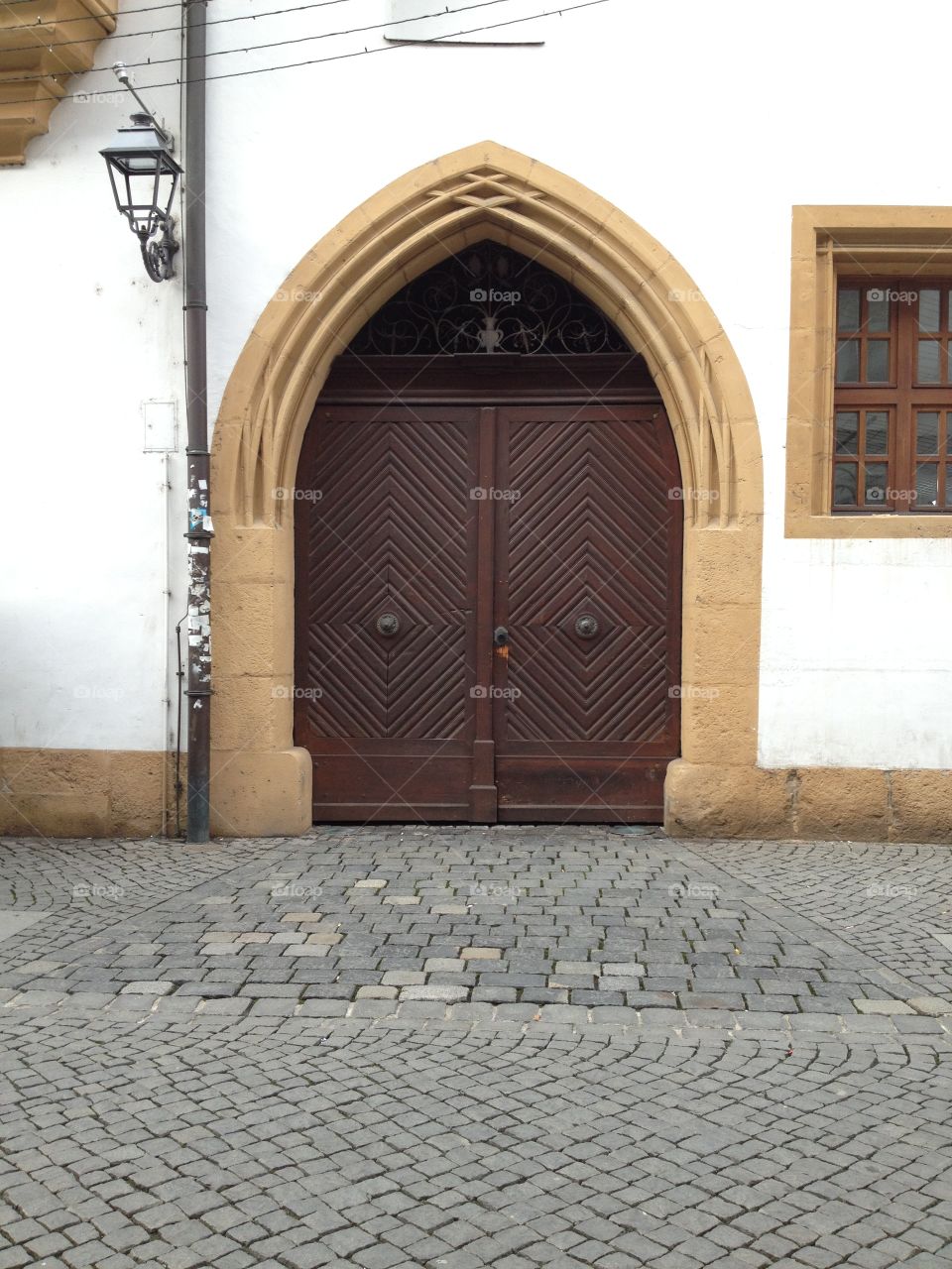 Door in a European city. 