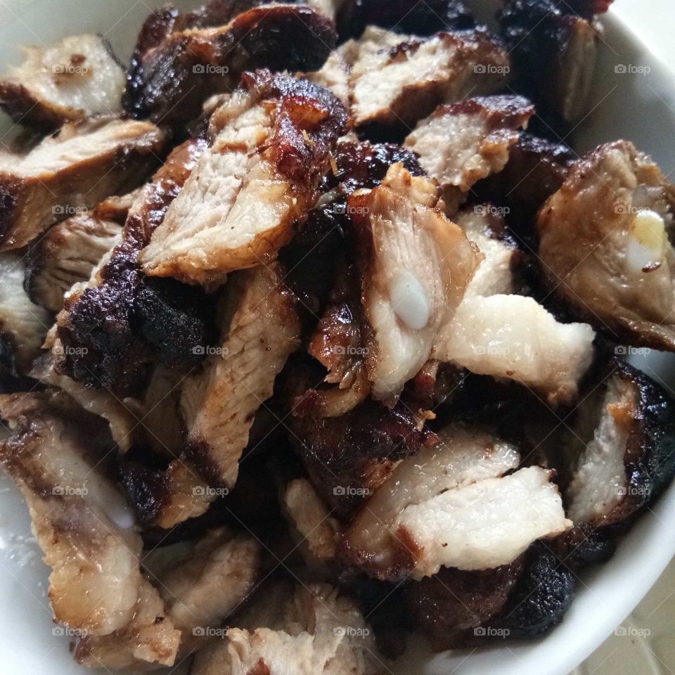 Grilled pork belly for meatlovers!