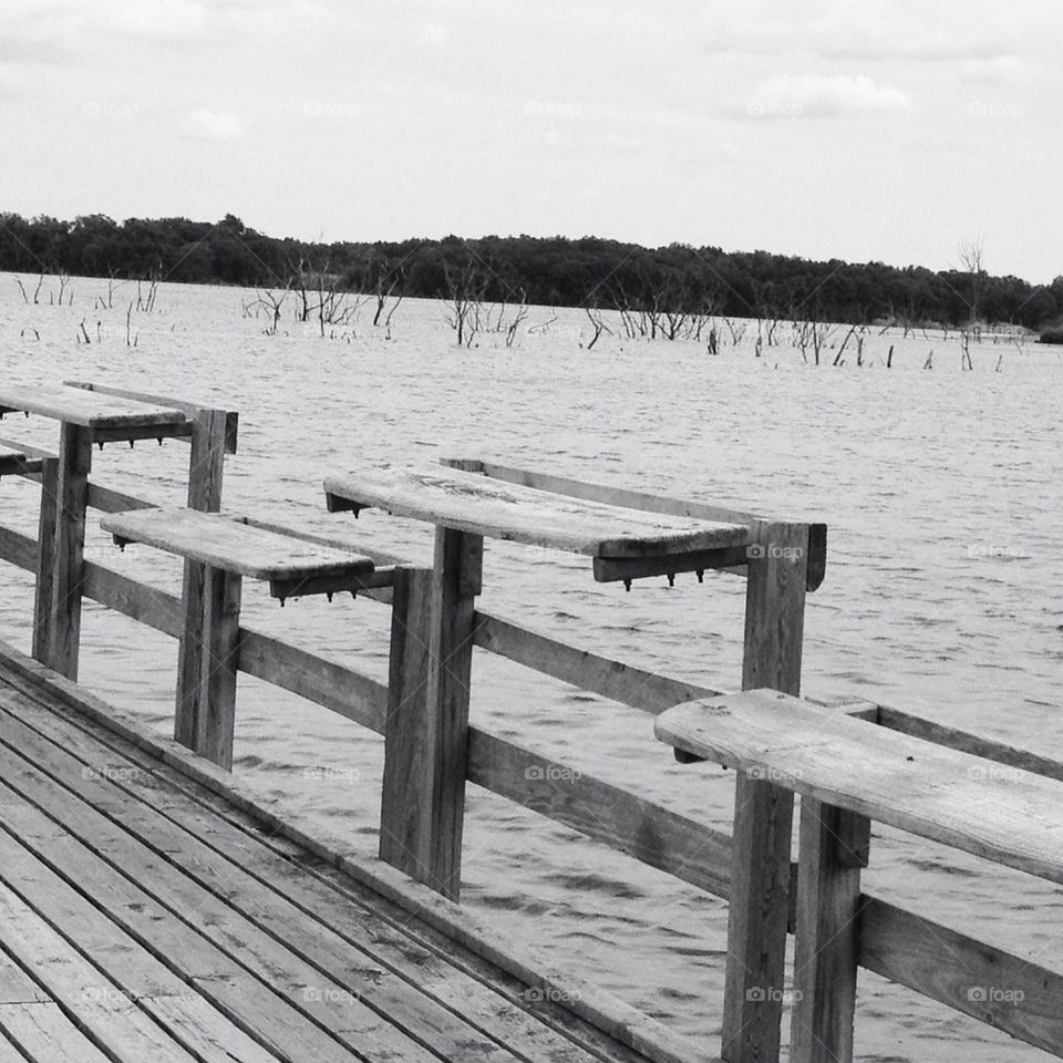 Sitting on the Dock