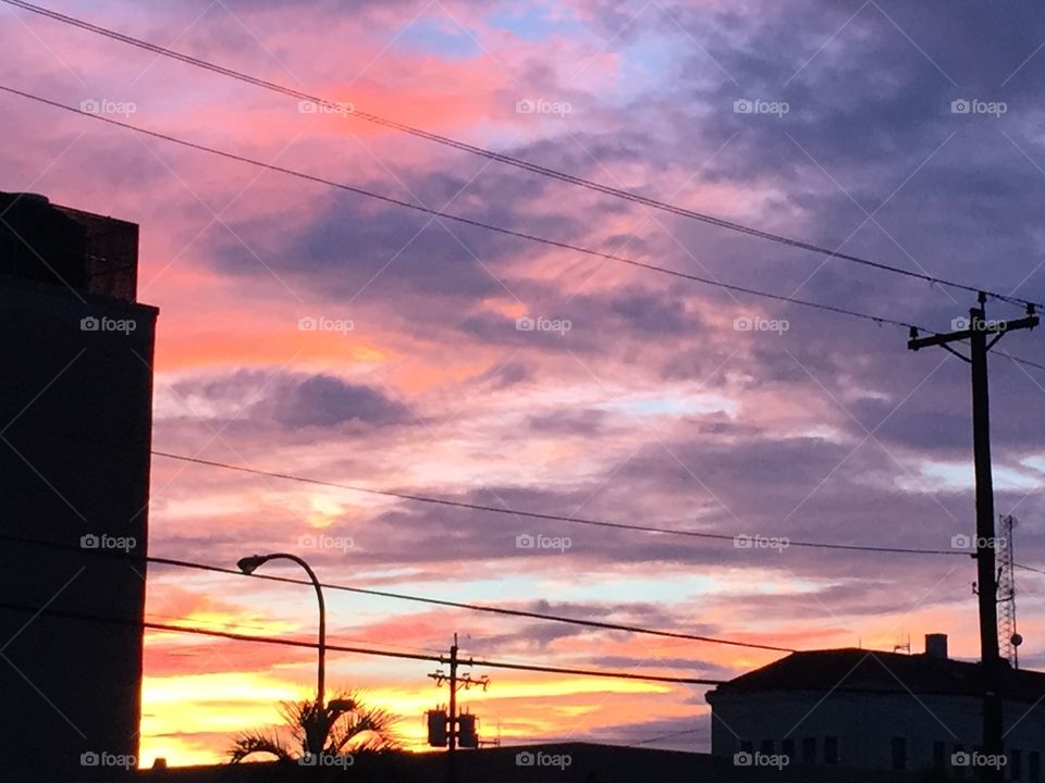Sunset in Galveston 