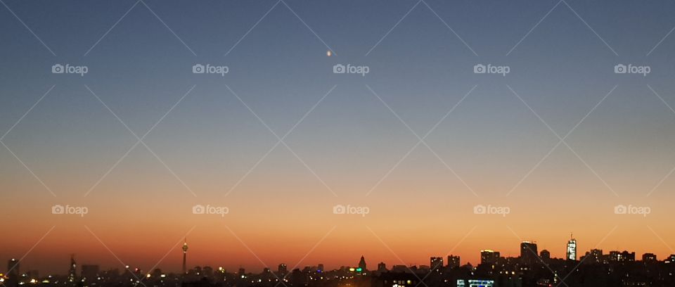 tehran sunset