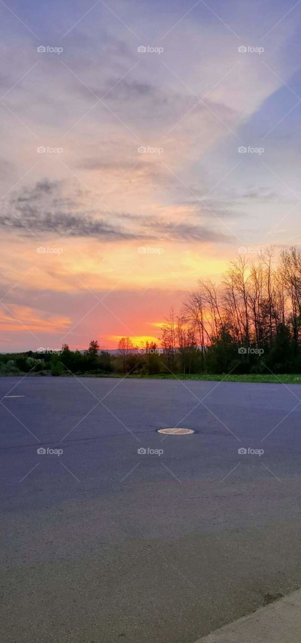 sunset in canada 🇨🇦