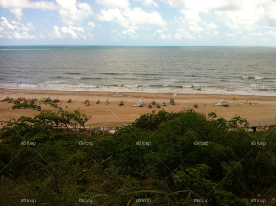 Beach. Fortaleza. Brasil. 