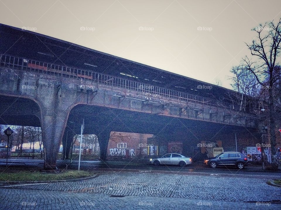 Transportation System, Bridge, No Person, Vehicle, City