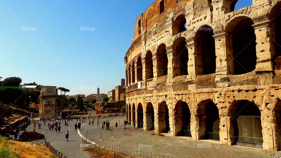 Evening at Colloseo, Rome Italy