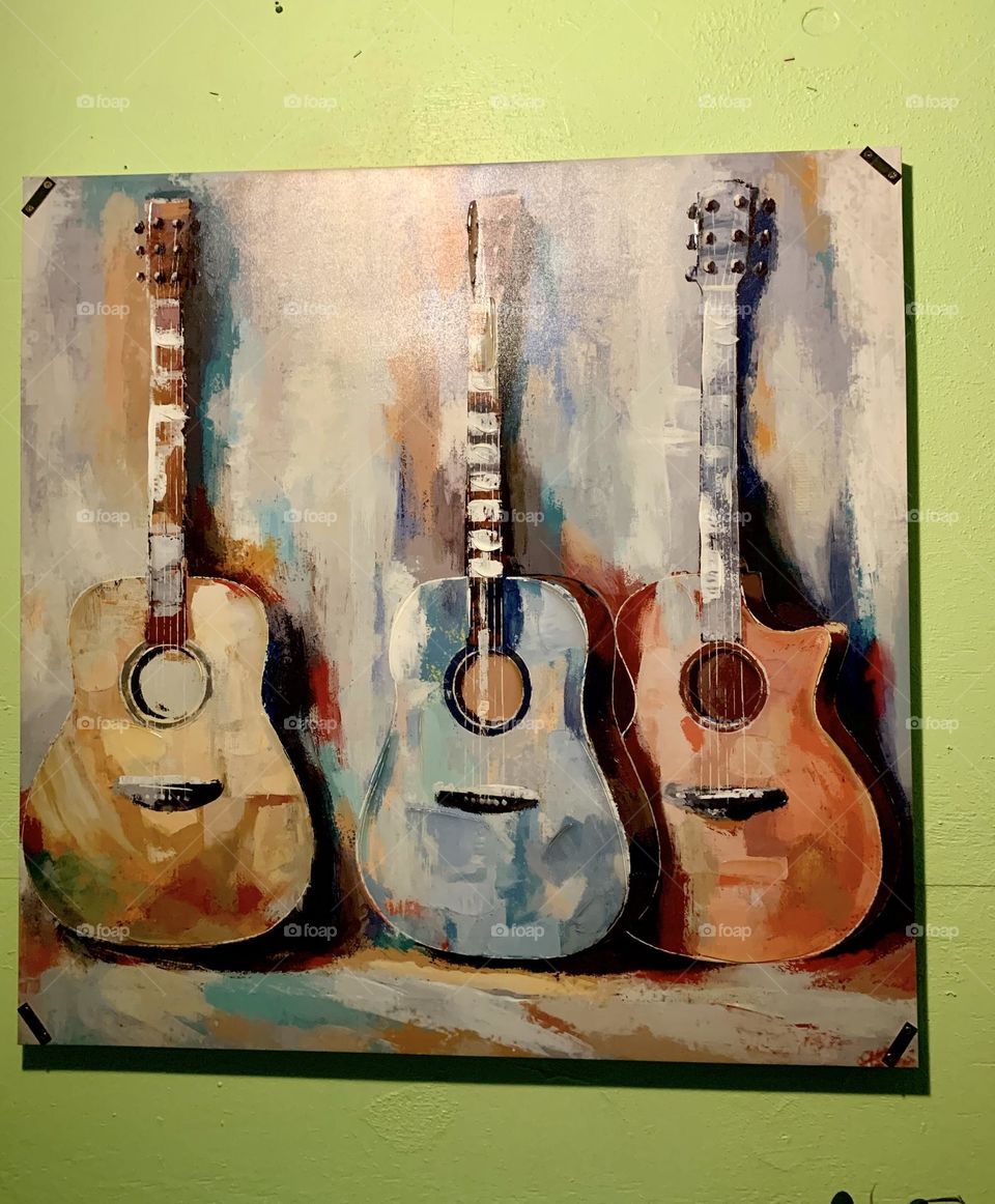 Painting guitars 