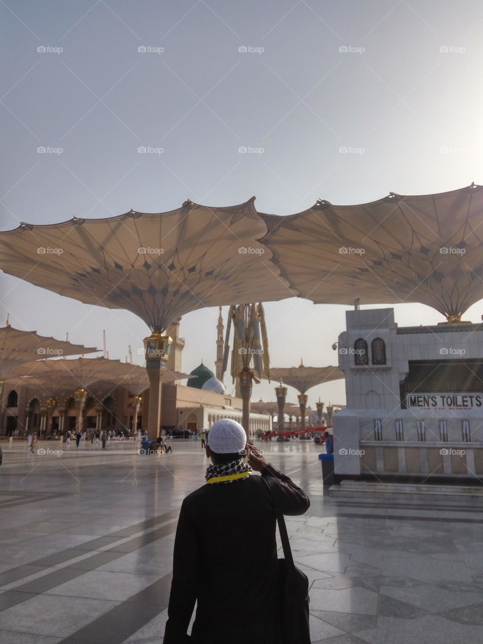 Big umbrella for big masjid