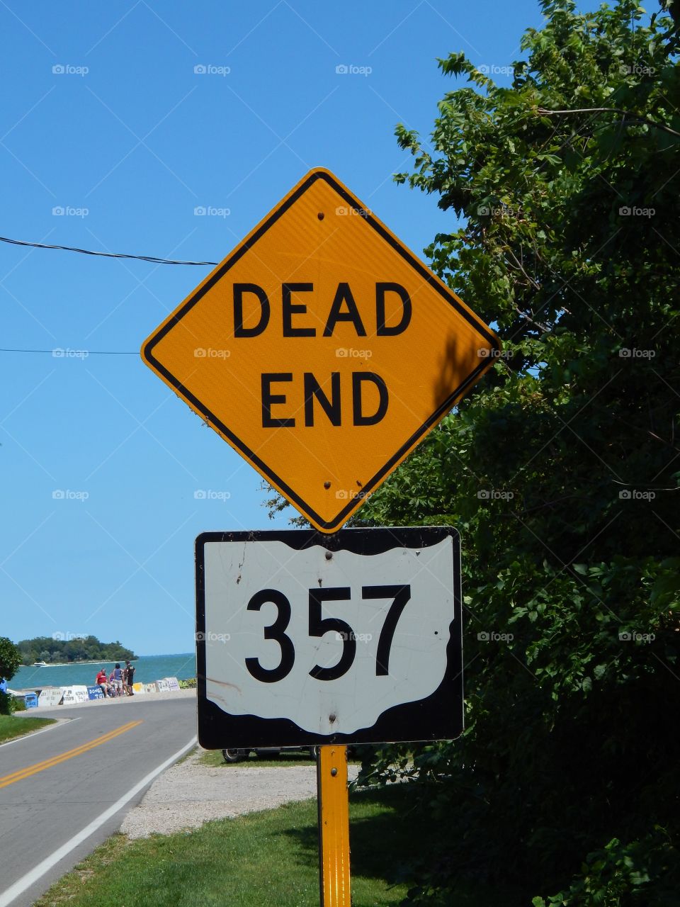 Magnum. Route 357 ends in a dead end. Kind of what can happen if you're on the wrong end of a Magnum 357