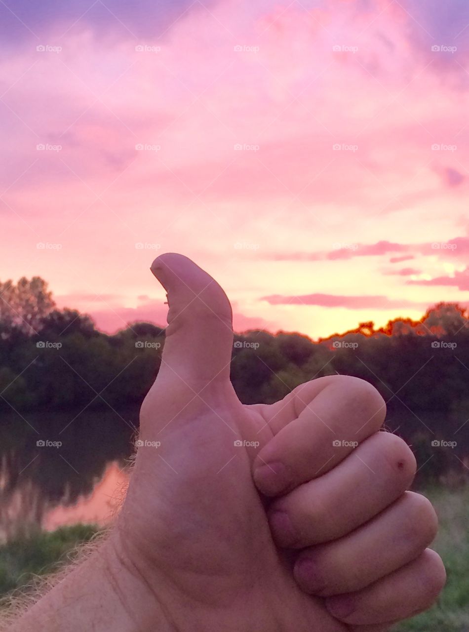 Sun's Up Thumb's Up!