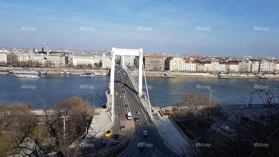 Bridge over Buda and Pest, Budapest, Hungary