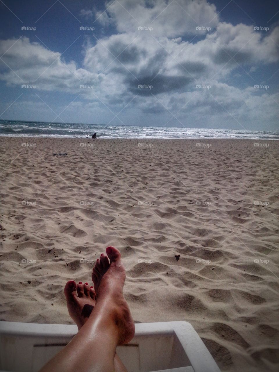 pés na areia - feet on The sand