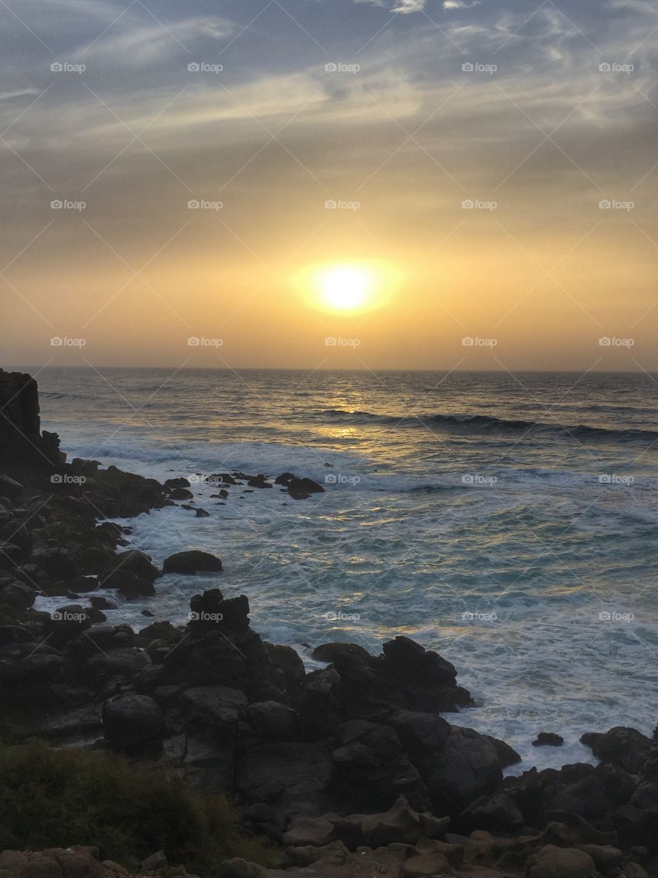 Sunset at N'gor island