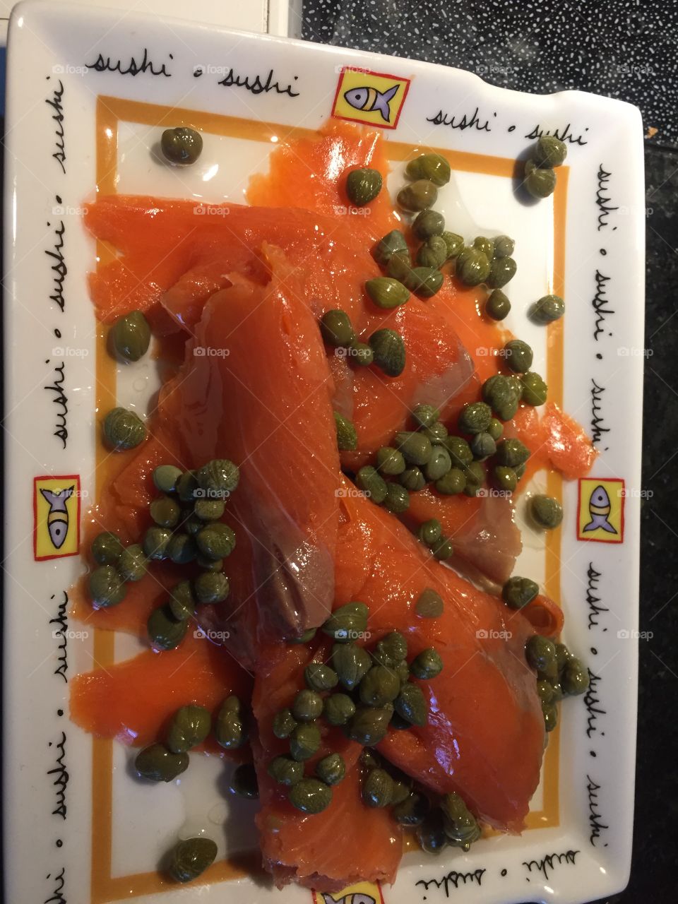 Smoked salmon 