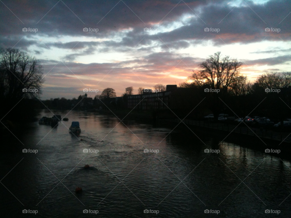 twickenham london sunset river thames by mark.d.tarrant