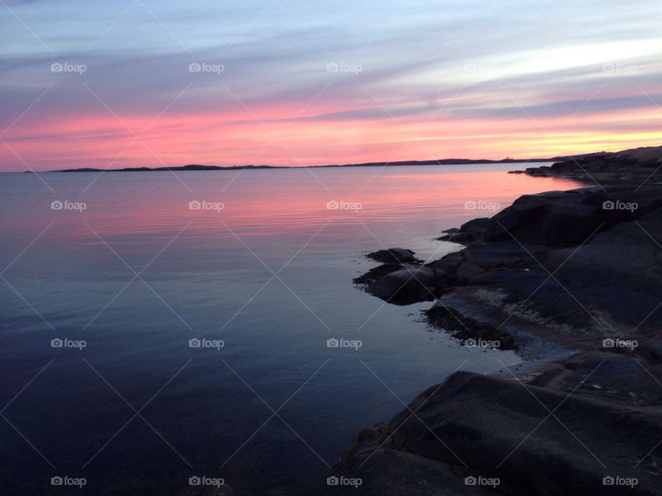 Sunset Bohuslän 