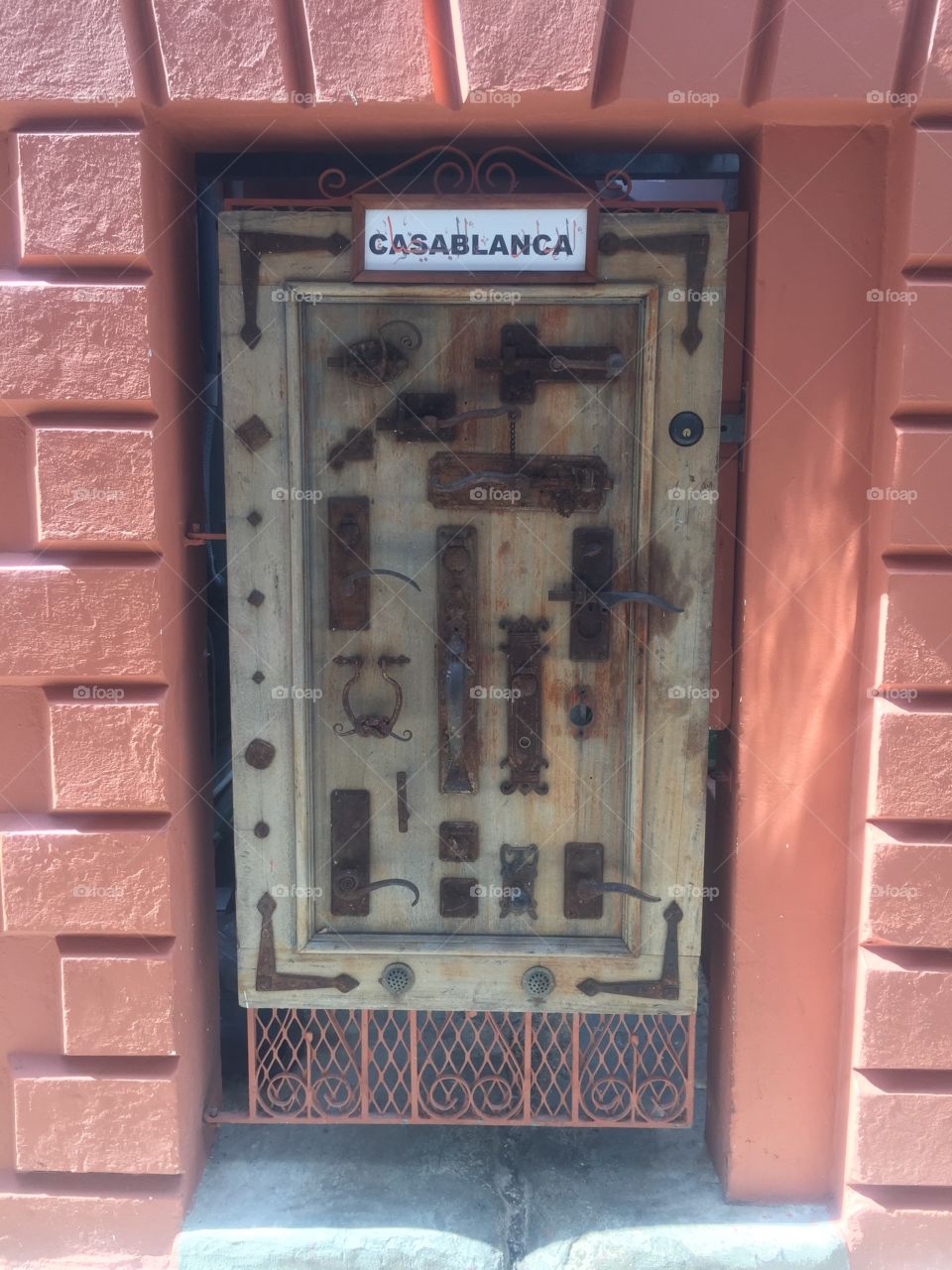 The Door of Knobs in St. George Bermuda