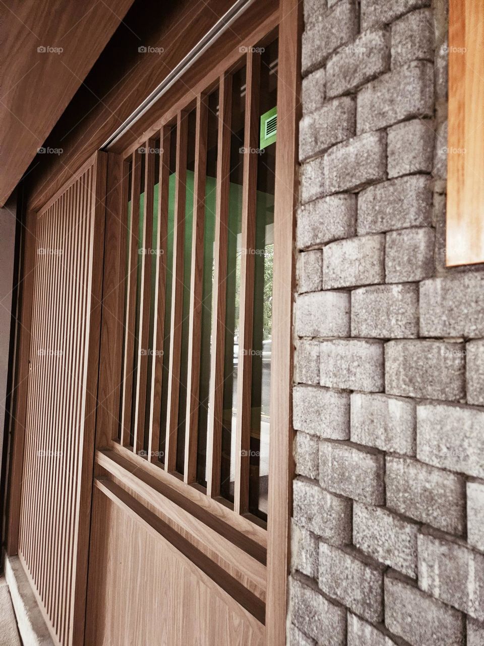 retro korean style door