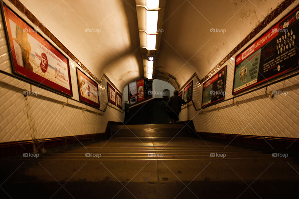 Subway Stairs Paris