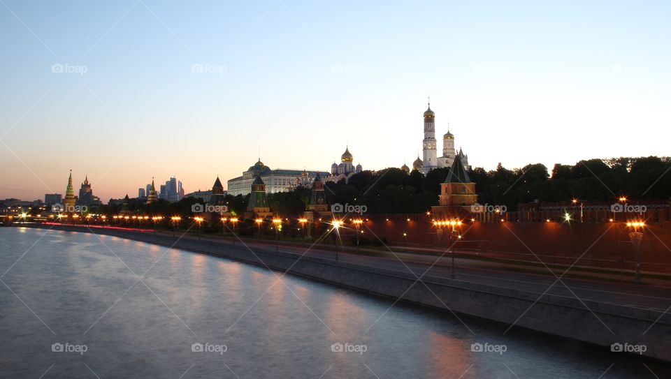 Kremlin view from Moscow river