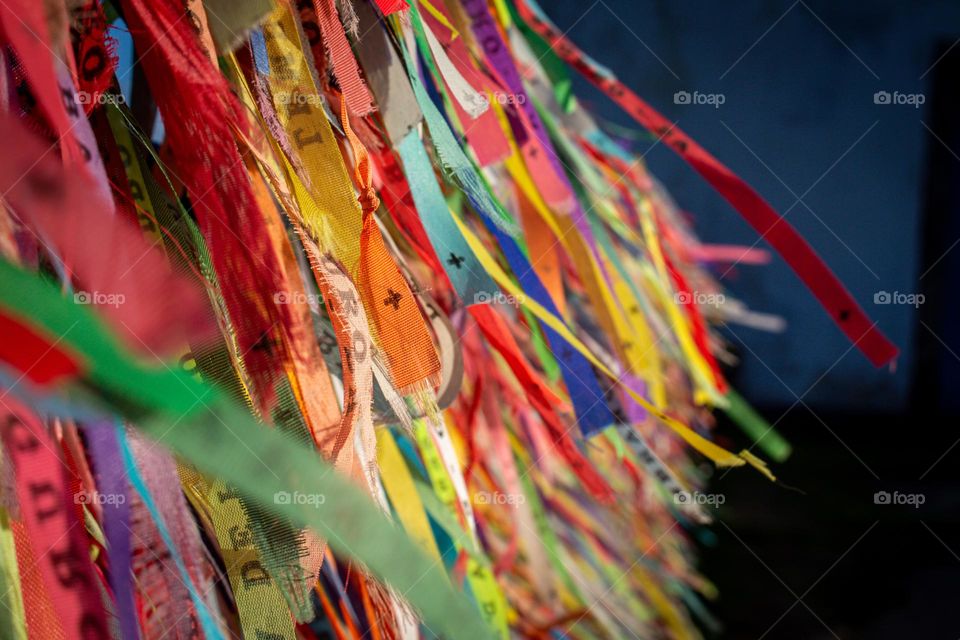 Colored ribbons (Brazilian religiosity)