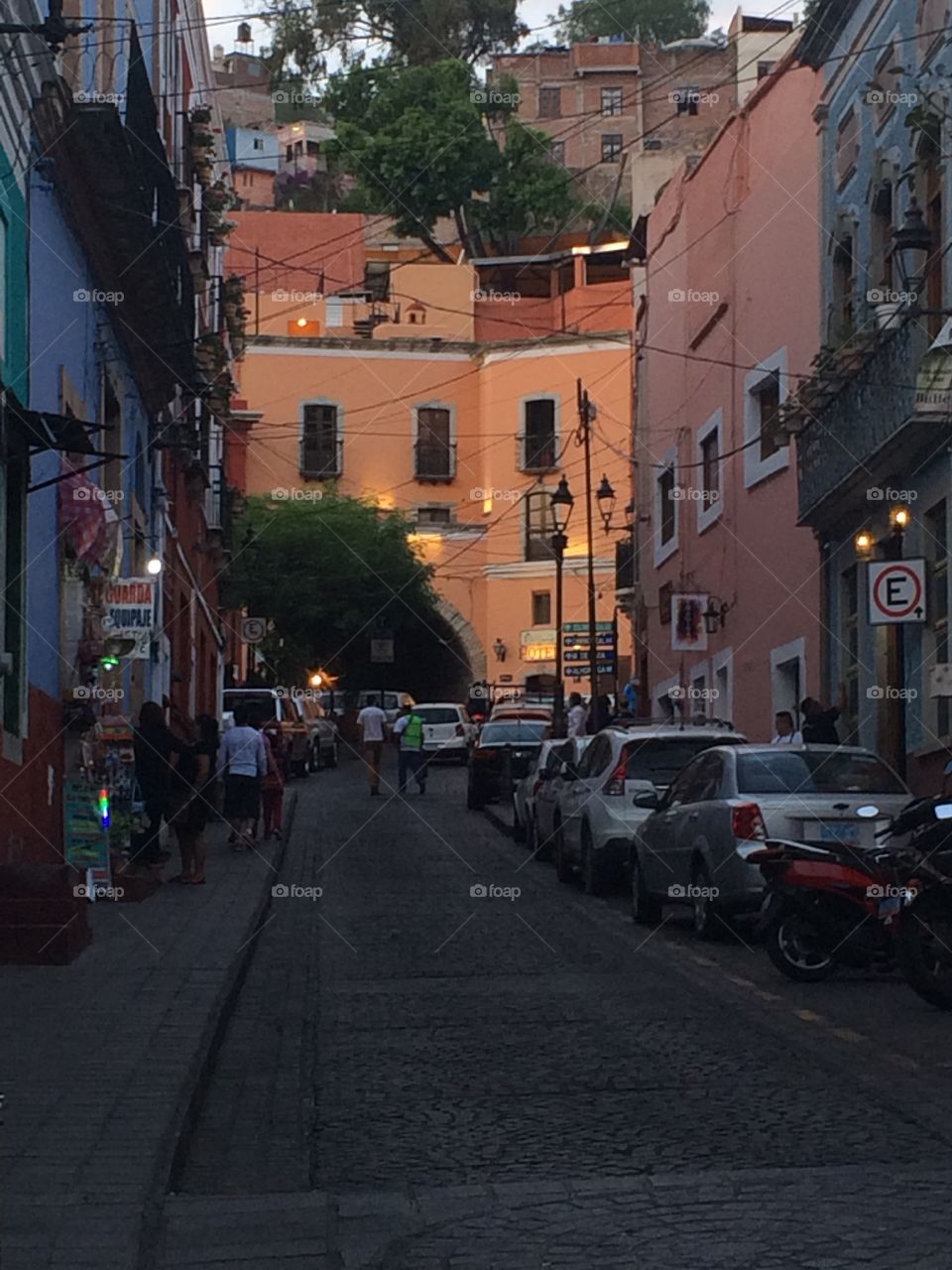 Old city in Mexico