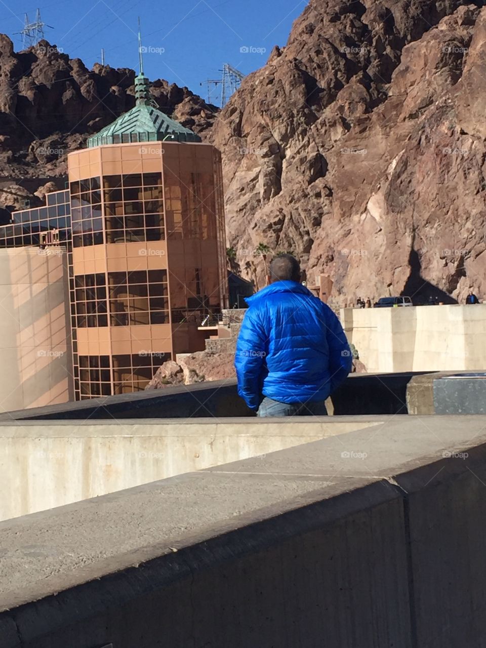 Hoover Dam Tourist