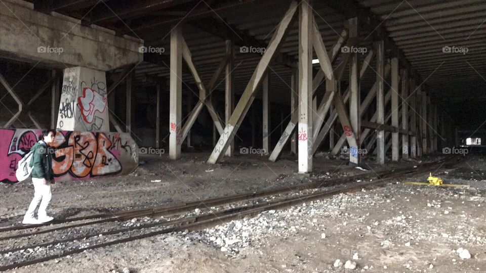 abandoned train tunnel underneath brooklyn’s industrial city 