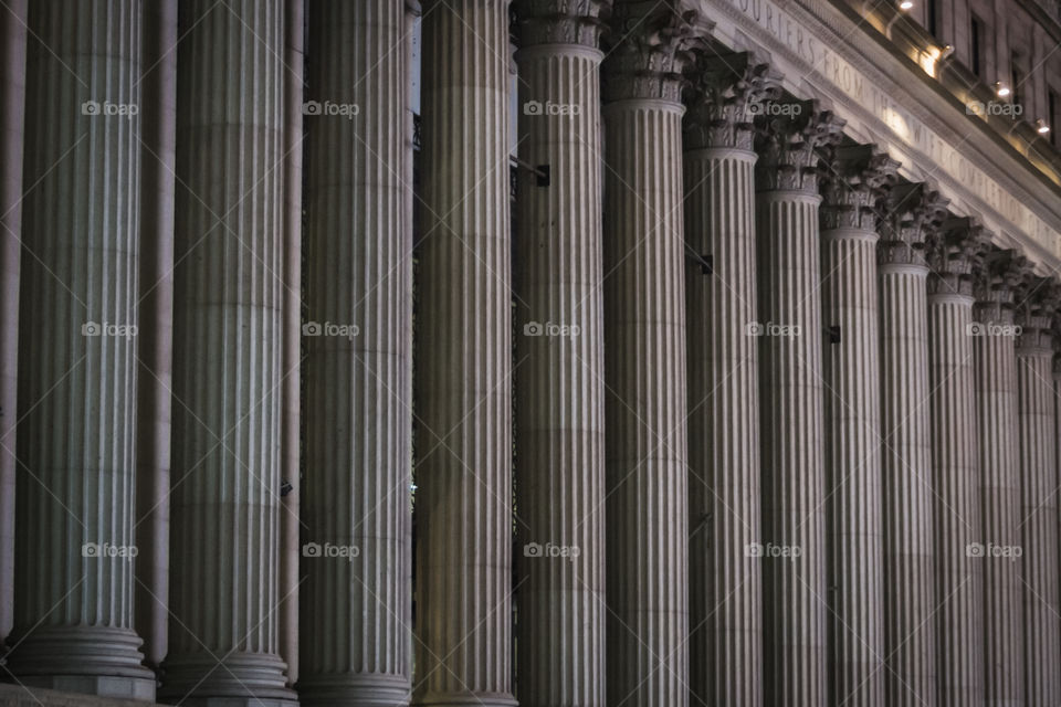 Columns in Manhattan 