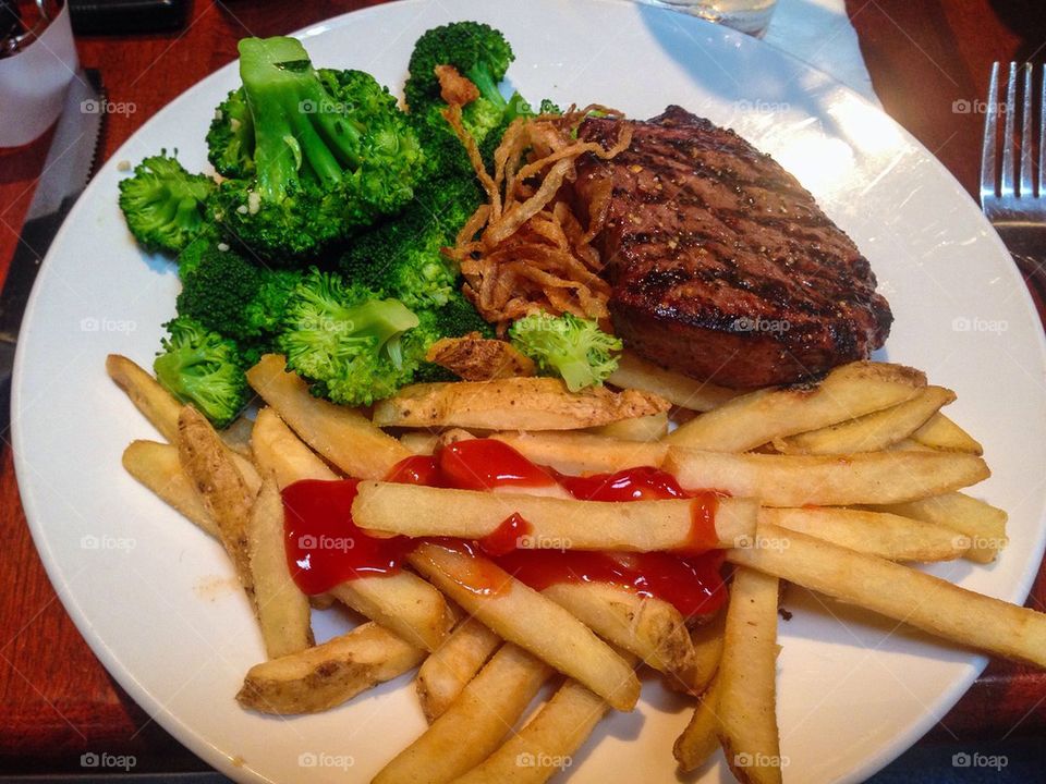 Steak and fries