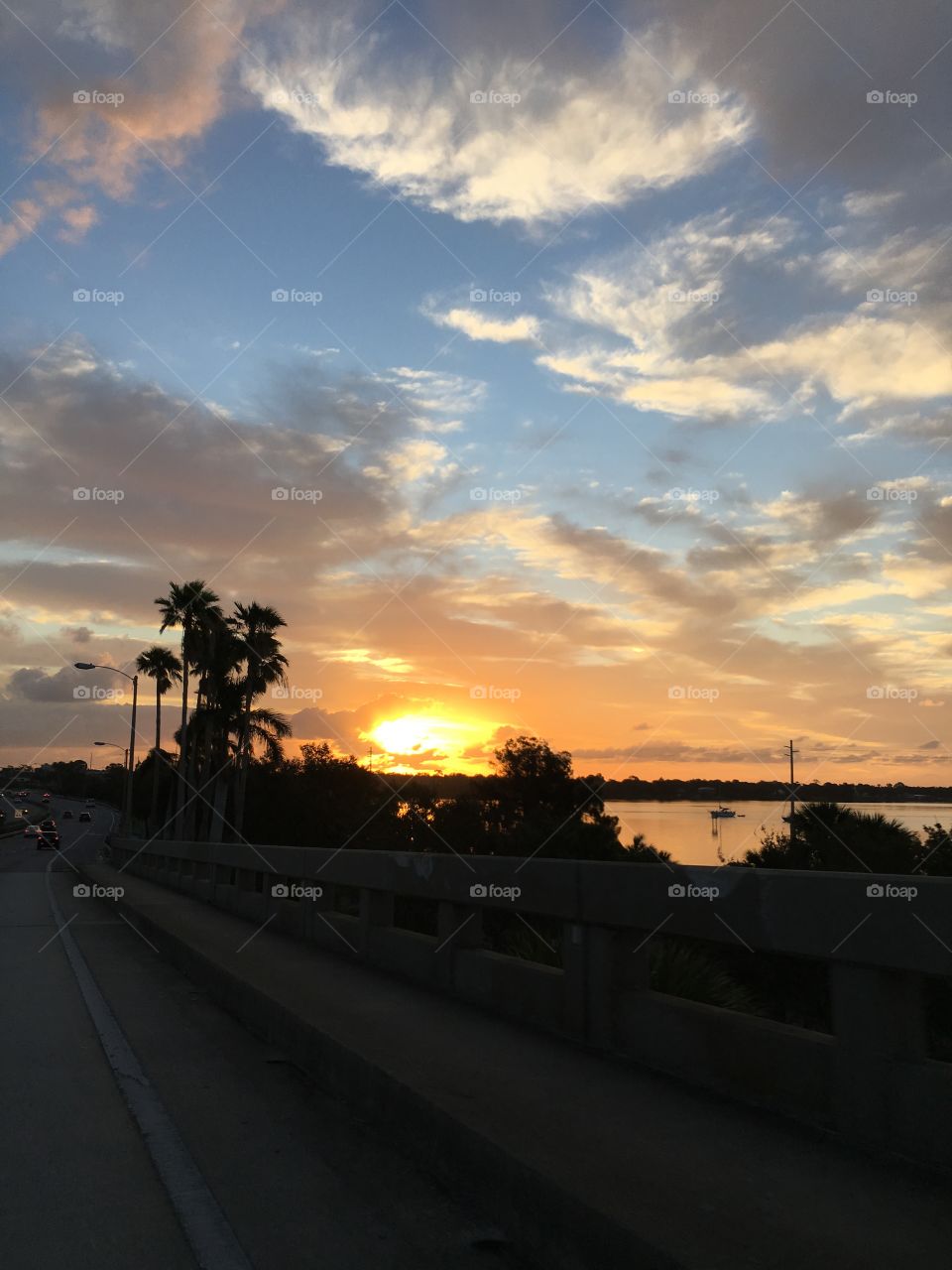 An amazing sunrise at Merritt Island, Florida