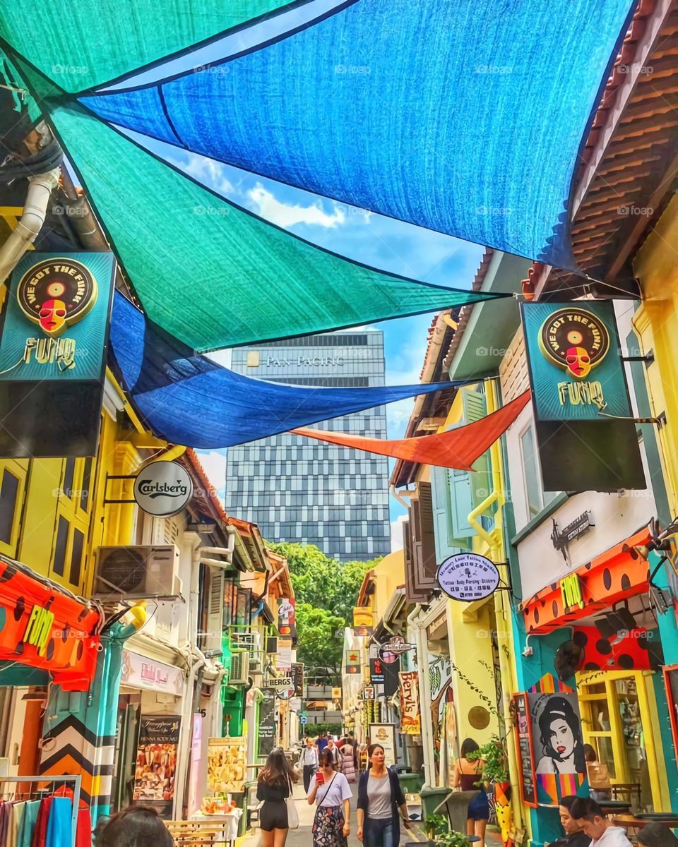 Full of colors at Haji Lane, Singapore